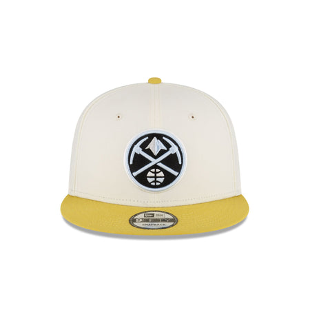 Denver Nuggets Chartreuse Chrome 9FIFTY Snapback Hat