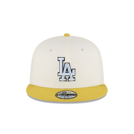 Los Angeles Dodgers Chartreuse Chrome 9FIFTY Snapback Hat