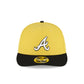 Atlanta Braves Chartreuse Crown Low Profile 59FIFTY Fitted