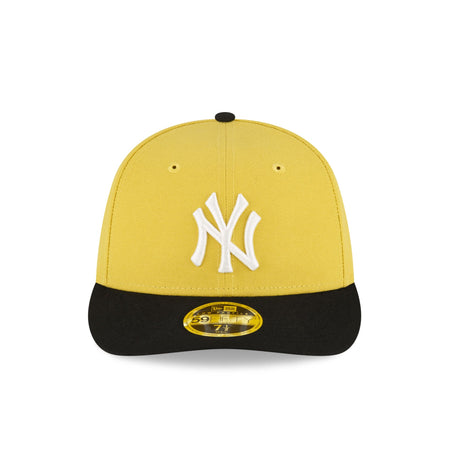 New York Yankees Chartreuse Crown Low Profile 59FIFTY Fitted Hat