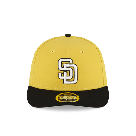 San Diego Padres Chartreuse Crown Low Profile 59FIFTY Fitted Hat