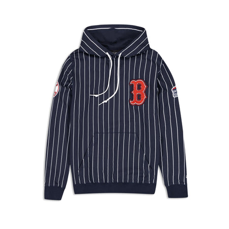 Boston Red Sox Logo Select Pinstripe Hoodie