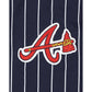 Atlanta Braves Logo Select Pinstripe Hoodie