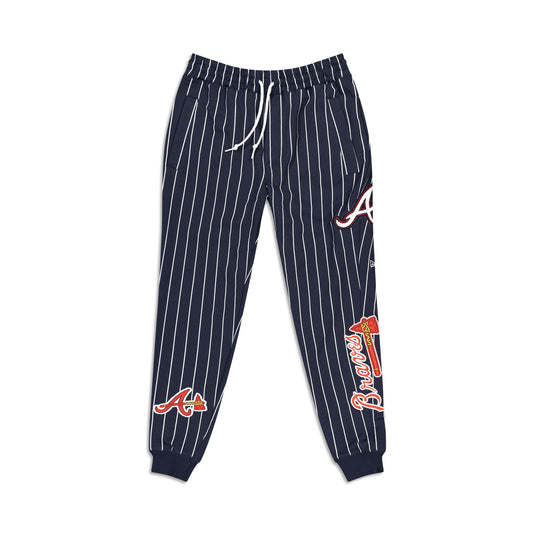 Atlanta Braves Logo Select Pinstripe Jogger - New Era Cap