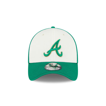 Atlanta Braves St. Patrick's Day 2024 39THIRTY Stretch Fit Hat