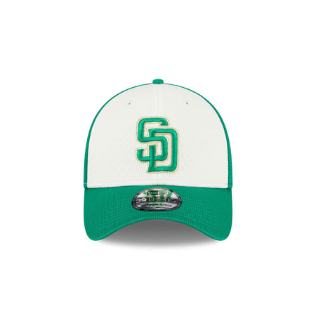 San Diego Padres St. Patrick's Day 2024 39THIRTY Stretch Fit Hat