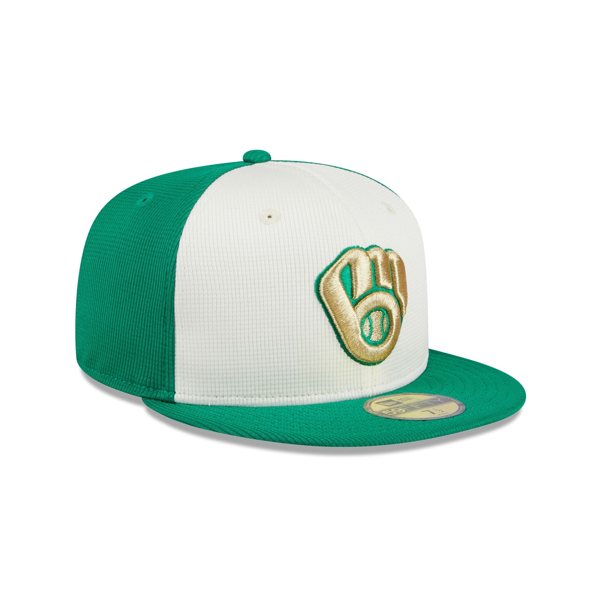 Men’s Milwaukee Brewers Green 2021 St. Patrick’s Day Casual Classic Hats