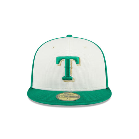 Texas Rangers St. Patrick's Day 2024 59FIFTY Fitted Hat