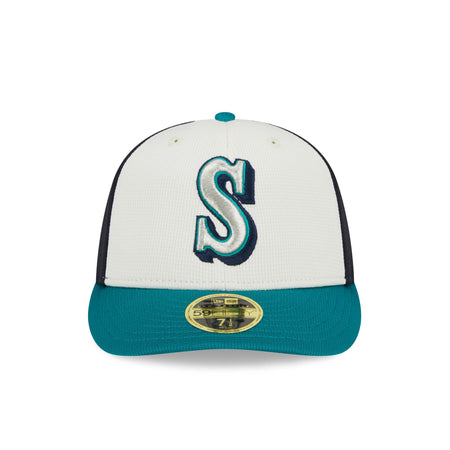 Seattle Mariners 2024 Batting Practice Low Profile 59FIFTY Fitted Hat