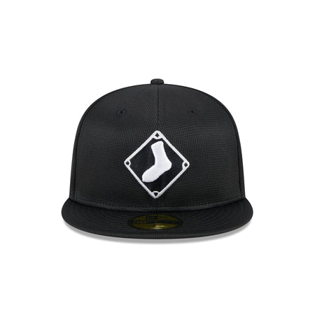 Chicago White Sox 2024 Batting Practice Black 59FIFTY Fitted Hat