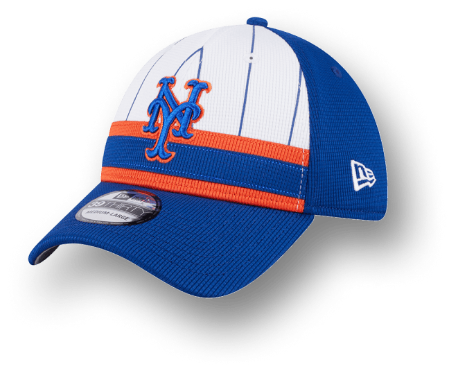 New York Mets 2024 Batting Practice 39THIRTY Stretch Fit Hat