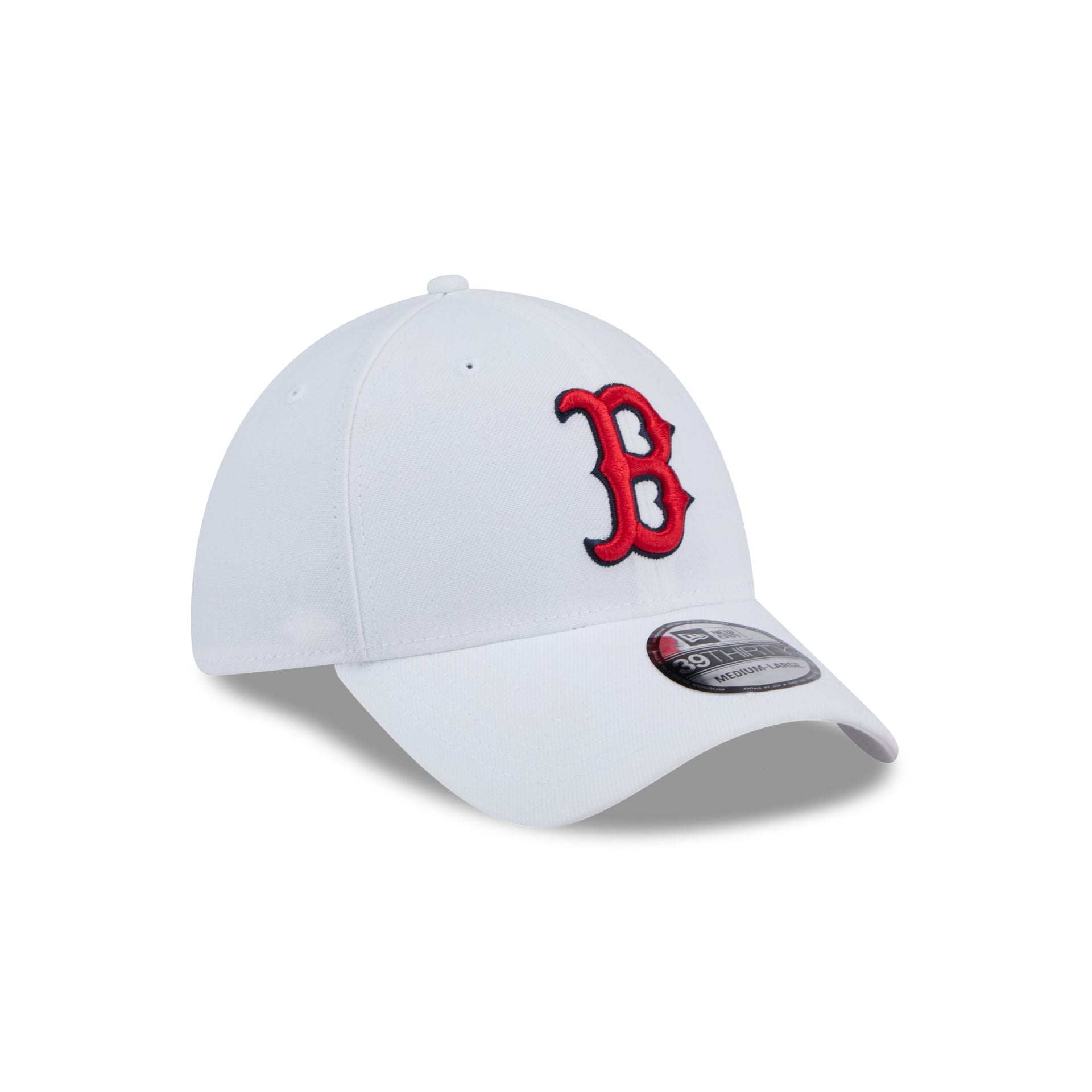 Boston Red Sox Optic White 39THIRTY Stretch Fit Hat – New