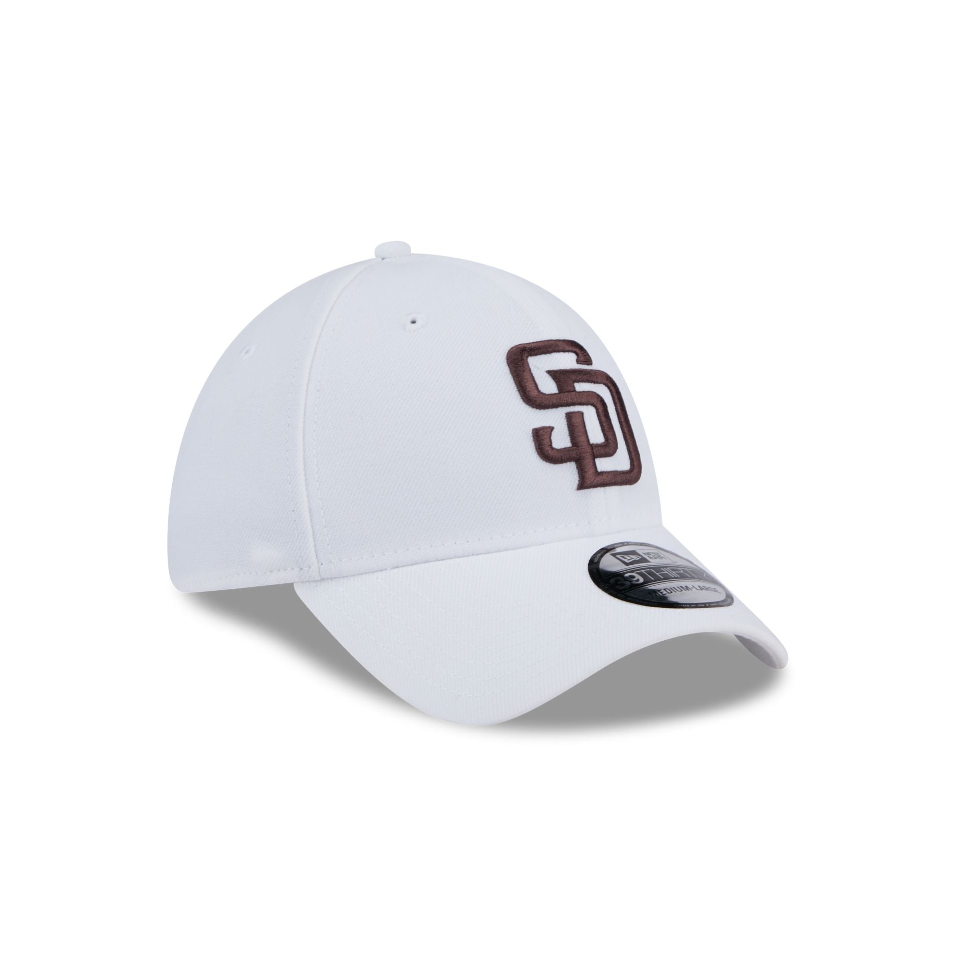 帽子 San Diego Padres New Era 39THIRTY L/XL San Diego Padres Optic White 39THIRTY Stretch Fit Hat – New Era Cap