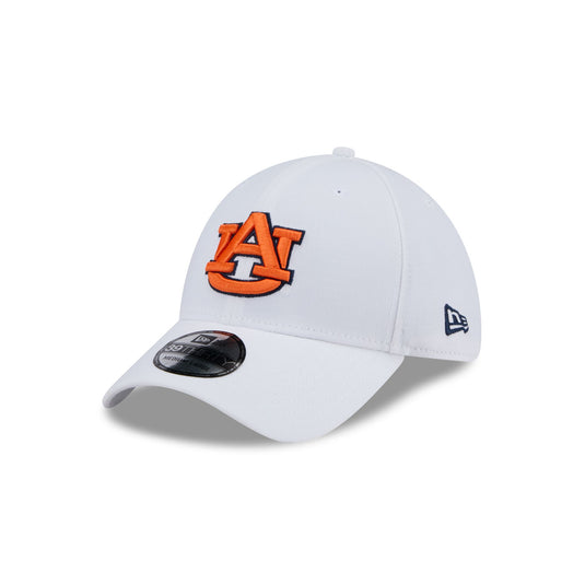 Auburn Tigers Chrome 39THIRTY Stretch Fit Hat - New Era Cap