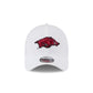 Arkansas Razorbacks Optic White 39THIRTY Stretch Fit Hat