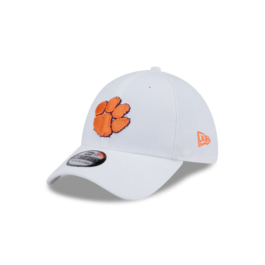 Clemson Tigers Chrome 39THIRTY Stretch Fit Hat - New Era Cap