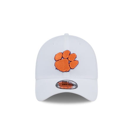 Clemson Tigers Chrome 39THIRTY Stretch Fit Hat