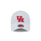 Houston Cougars Optic White 39THIRTY Stretch Fit Hat
