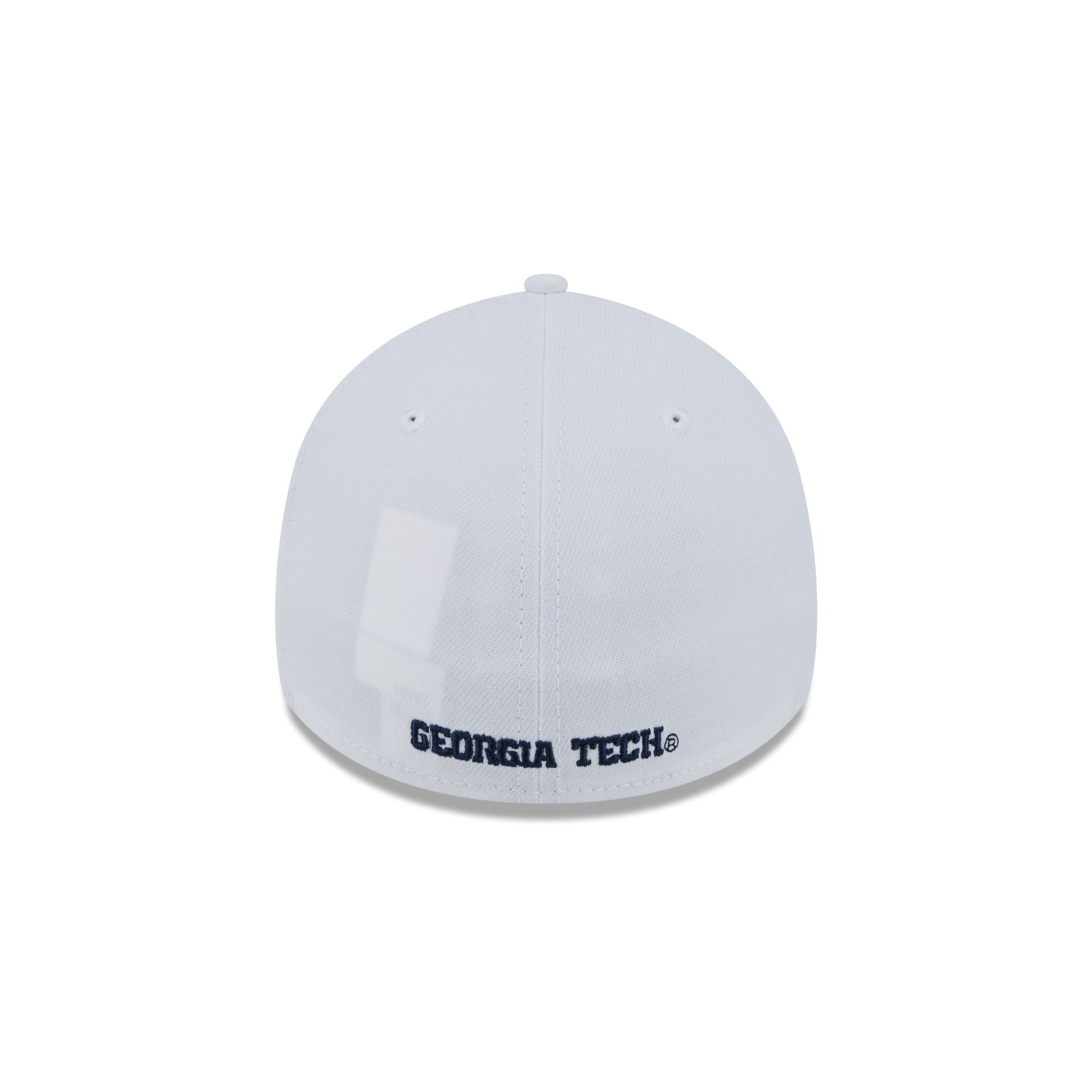 Georgia Tech Yellow Jackets Optic White 39THIRTY Stretch Fit Hat