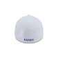 Kansas Jayhawks Chrome 39THIRTY Stretch Fit Hat