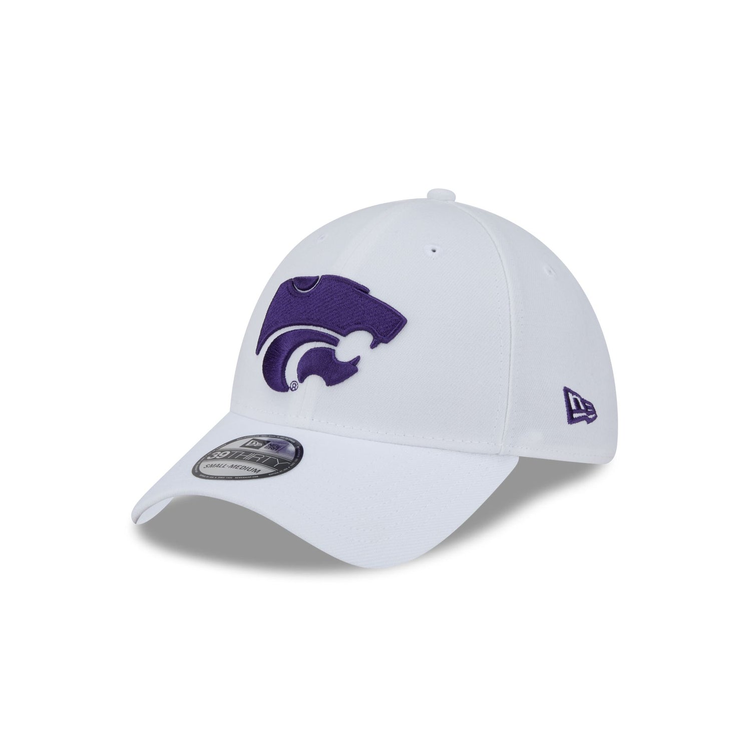 Kansas State Wildcats Optic White 39THIRTY Stretch Fit Hat