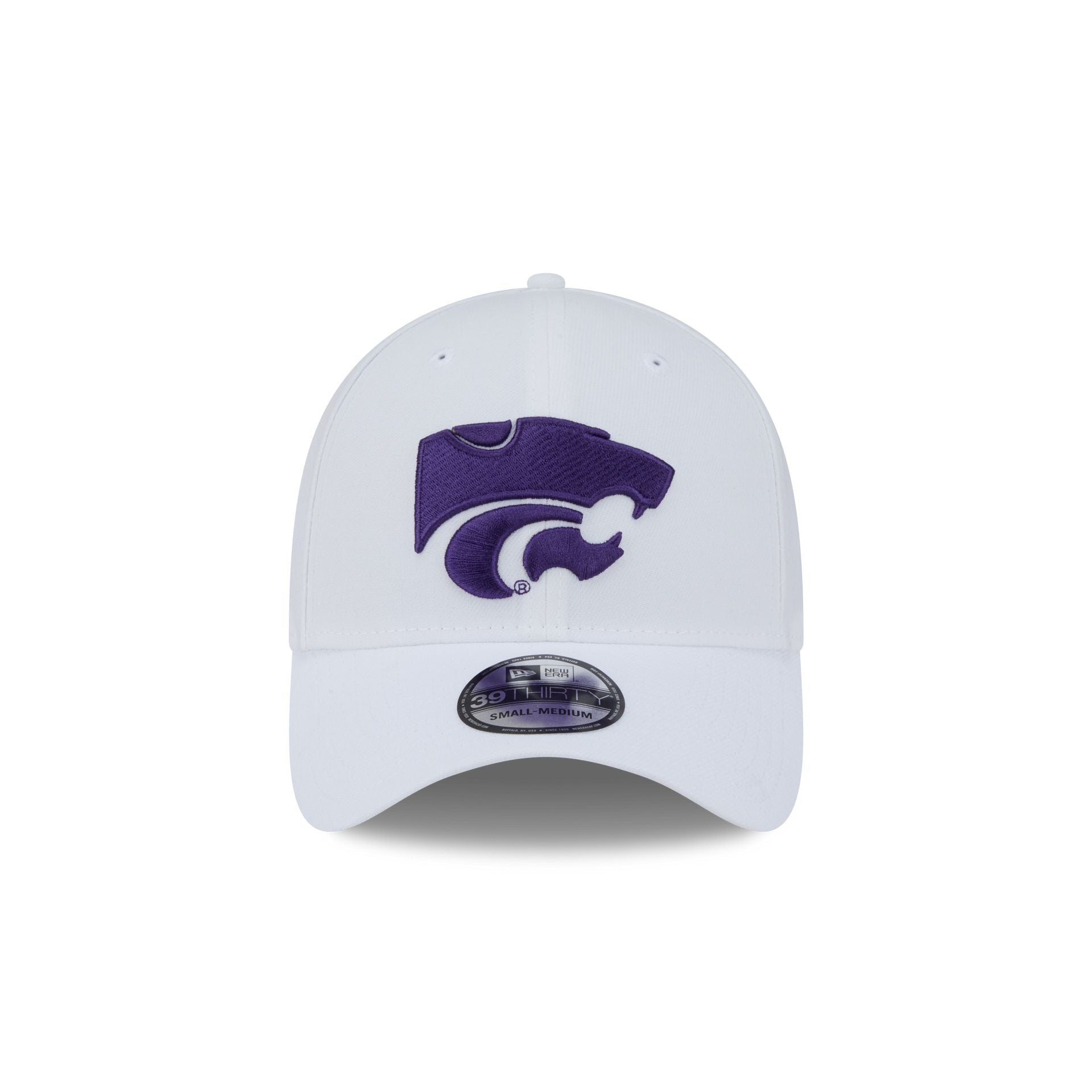 Kansas State Wildcats Optic White 39THIRTY Stretch Fit Hat