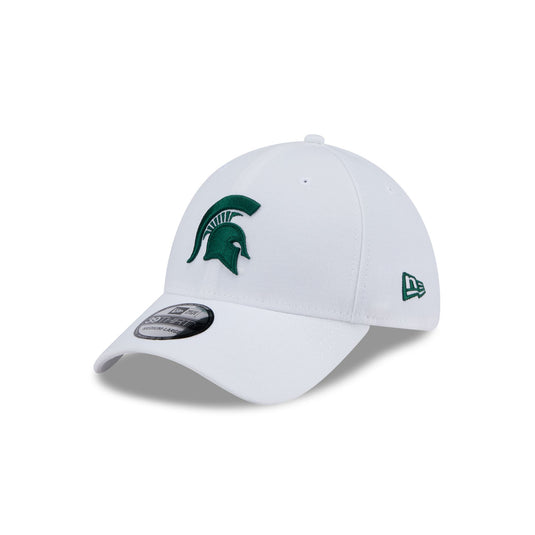 Michigan State Spartans Chrome 39THIRTY Stretch Fit Hat - New Era Cap