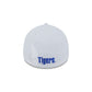 Memphis Tigers Optic White 39THIRTY Stretch Fit Hat