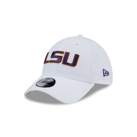 LSU Tigers Chrome 39THIRTY Stretch Fit Hat - New Era Cap