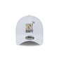 Navy Midshipmen Optic White 39THIRTY Stretch Fit Hat