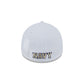 Navy Midshipmen Optic White 39THIRTY Stretch Fit Hat