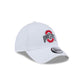 Ohio State Buckeyes Optic White 39THIRTY Stretch Fit Hat