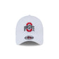 Ohio State Buckeyes Optic White 39THIRTY Stretch Fit Hat
