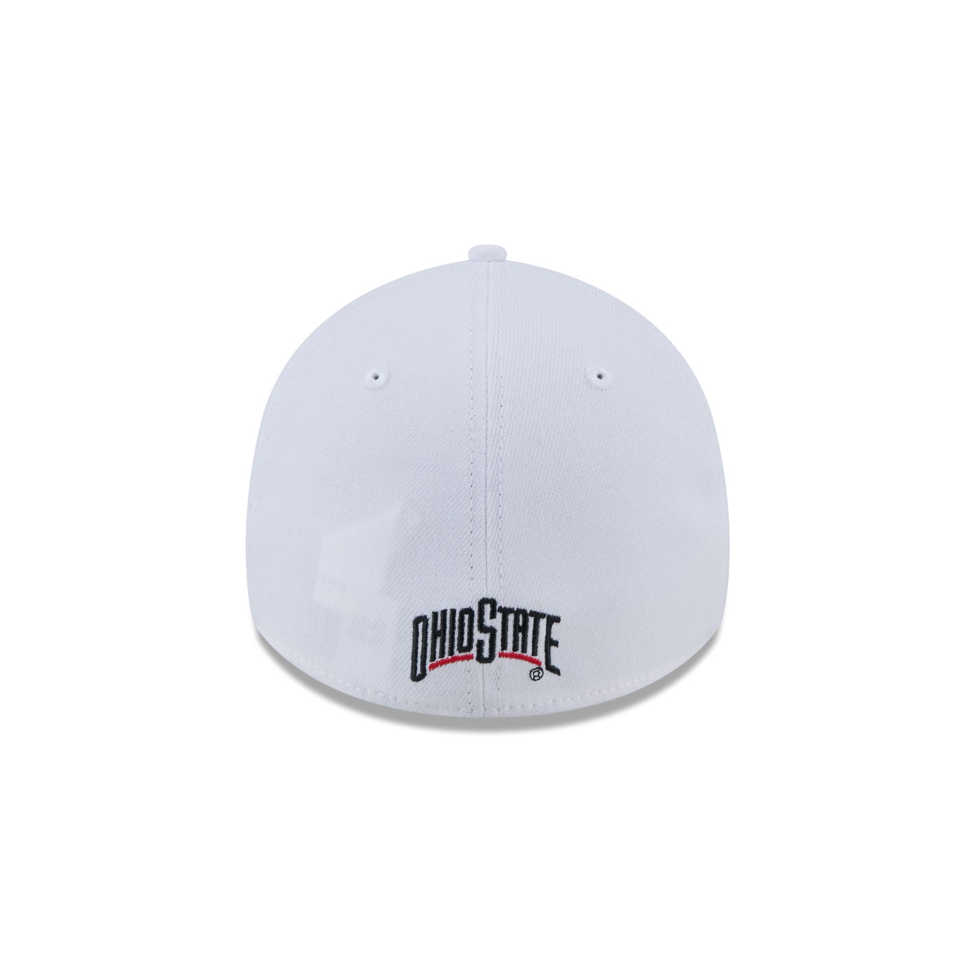 Ohio State Buckeyes Optic White 39THIRTY Stretch Fit Hat