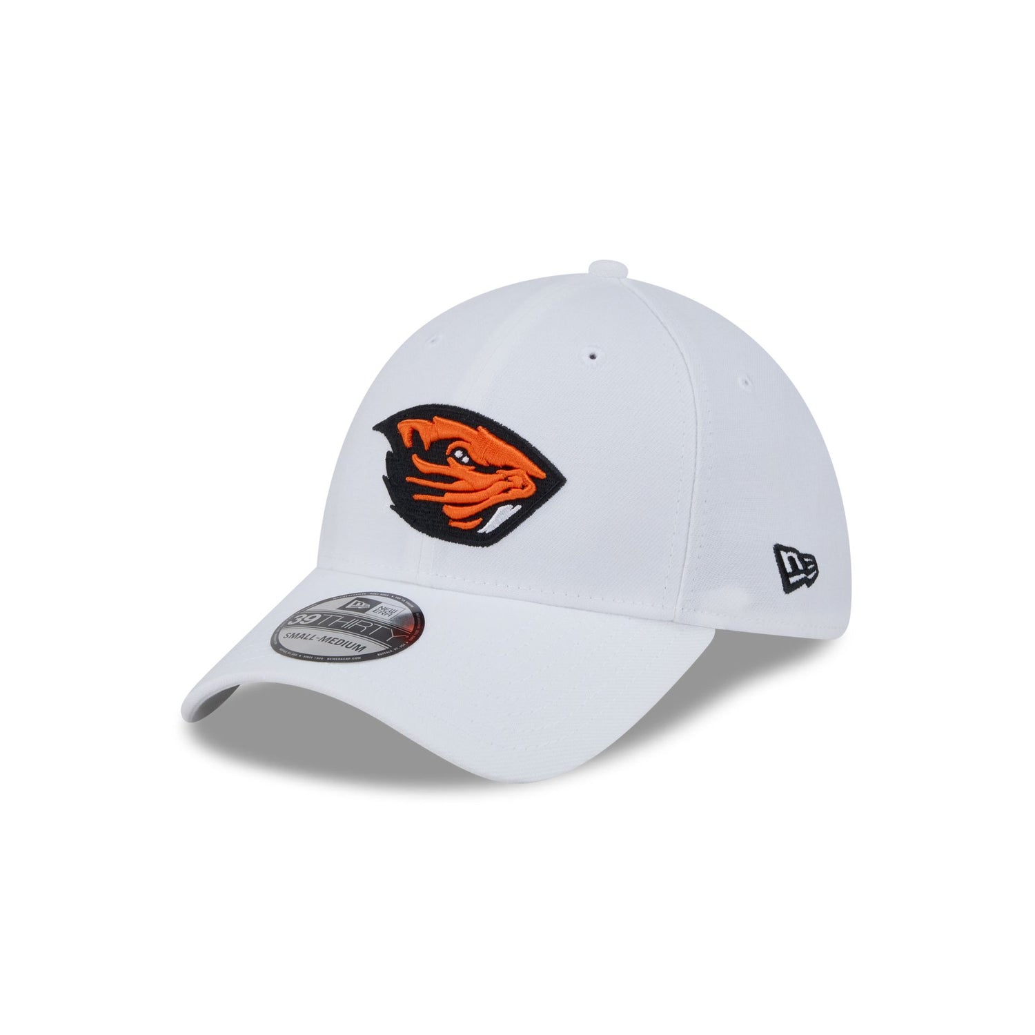 Oregon State Beavers Optic White 39THIRTY Stretch Fit Hat