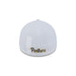 Pittsburgh Panthers Optic White 39THIRTY Stretch Fit Hat