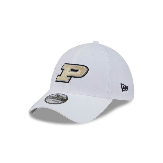 Purdue Boilermakers Optic White 39THIRTY Stretch Fit Hat - New Era Cap