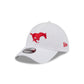 Southern Methodist Mustangs Optic White 39THIRTY Stretch Fit Hat