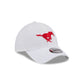 Southern Methodist Mustangs Optic White 39THIRTY Stretch Fit Hat