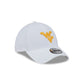 West Virginia Mountaineers Optic White 39THIRTY Stretch Fit Hat
