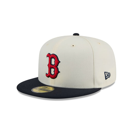 Boston Red Sox Chrome 59FIFTY Fitted Hat - New Era Cap