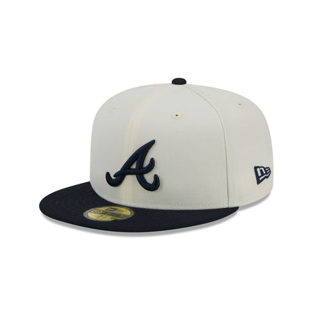 Atlanta Braves Chrome 59FIFTY Fitted Hat