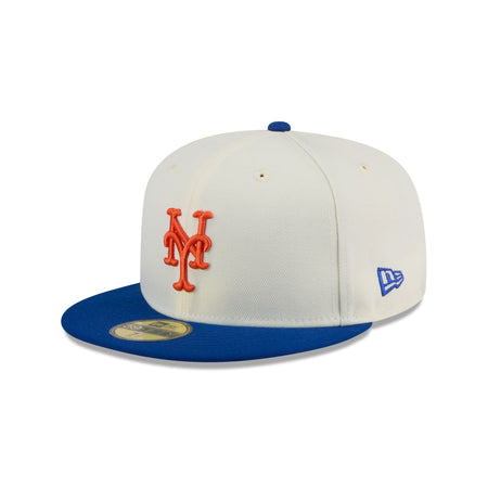 New York Mets Chrome 59FIFTY Fitted Hat
