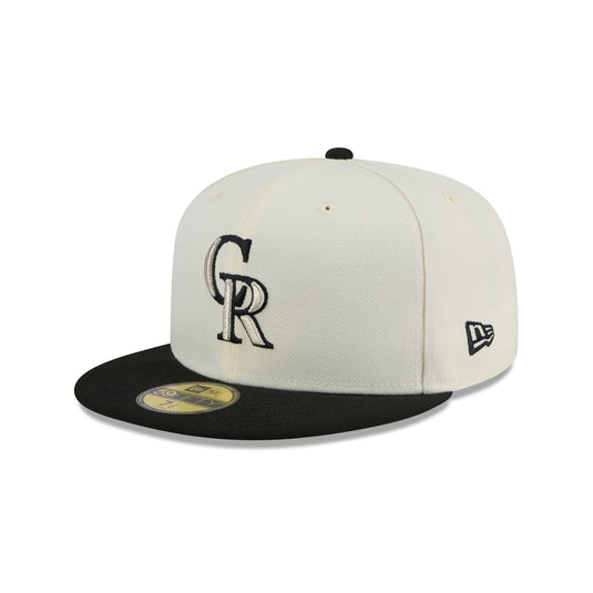 Colorado Rockies Chrome 59FIFTY Fitted Hat - New Era Cap