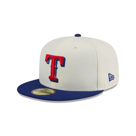 Texas Rangers Chrome 59FIFTY Fitted Hat
