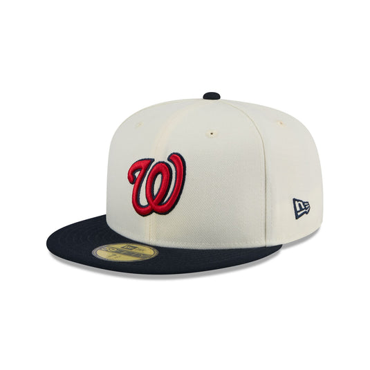 Washington Nationals Chrome 59FIFTY Fitted Hat - New Era Cap