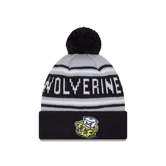 Michigan Wolverines Go-To Pom Knit Hat