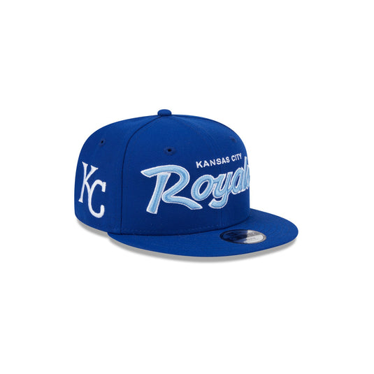 Kansas City Royals Script Kids 9FIFTY Snapback Hat - New Era Cap