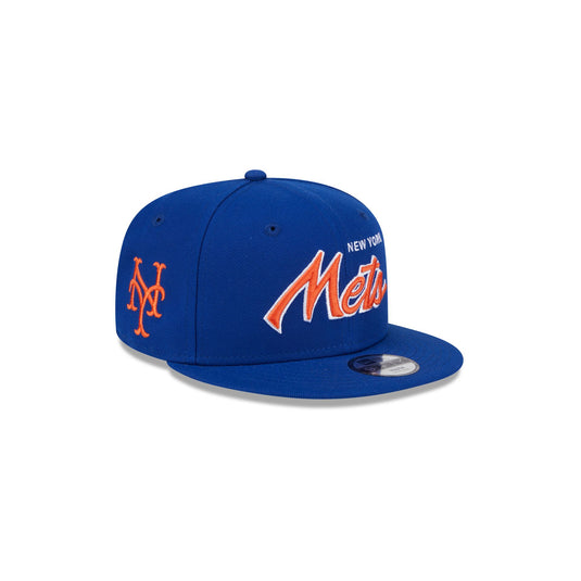 New York Mets Script Kids 9FIFTY Snapback Hat - New Era Cap