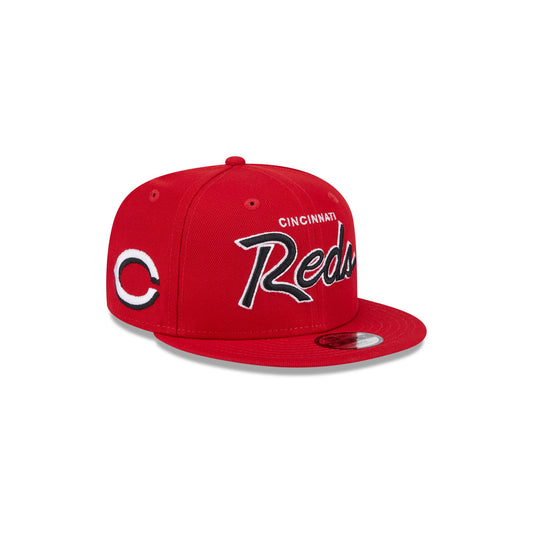 Cincinnati Reds Script Kids 9FIFTY Snapback Hat - New Era Cap
